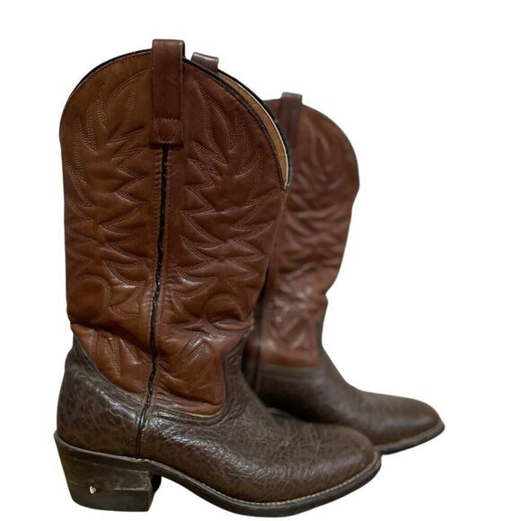 Vintage Red Wing Shoes Pecos Style 9805 Western Boots Sz 7D Made In USA